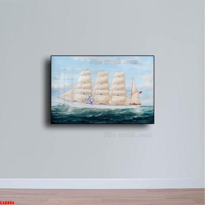 File tranh Tranh sơn dầu phong cảnh châu âu CA6894 (bản gốc) treo quán cafe