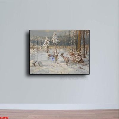 Tải file Tranh sơn dầu phong cảnh châu âu CA6902 (gốc) chủ đề phong thủy