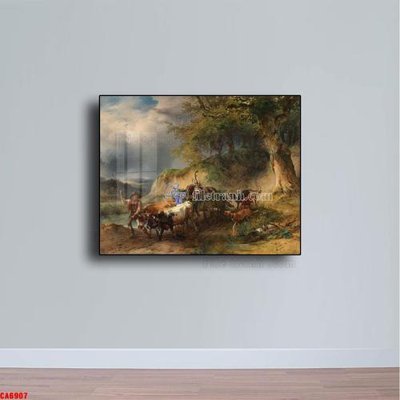 Tải file Tranh sơn dầu phong cảnh châu âu CA6907 (gốc) in trên mọi chất liệu