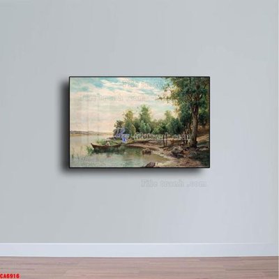File gốc Tranh sơn dầu phong cảnh châu âu CA6916 (ảnh chi tiết) để in trần
