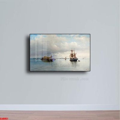 File tranh Tranh sơn dầu phong cảnh châu âu CA6951 (gốc) chủ đề động vật