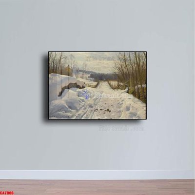 File tranh Tranh sơn dầu phong cảnh châu âu CA7006 (bản gốc) trang trí văn phòng