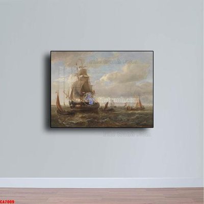 File gốc Tranh sơn dầu phong cảnh châu âu CA7009 (AI/EPS) cho in ấn