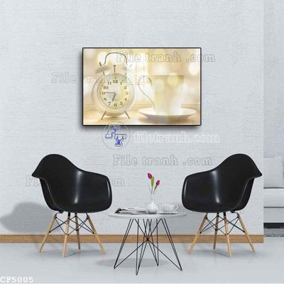 File ảnh gốc File tranh treo quán cà phê CF5005 không vỡ nét
