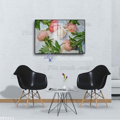 Download file gốc File tranh treo quán cà phê CF5011 (in mica) logo