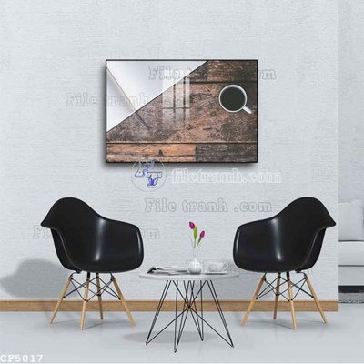 File gốc File tranh treo quán cà phê CF5017 (cho in 3D) độc đáo