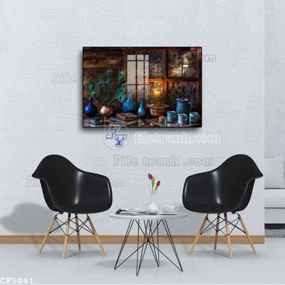 Tải file gốc File tranh treo quán cà phê CF5041 (bản PSD) đầy đủ layer