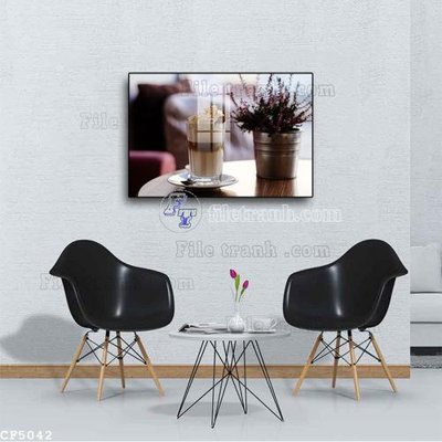 File tranh File tranh treo quán cà phê CF5042 (gốc) chủ đề tĩnh vật