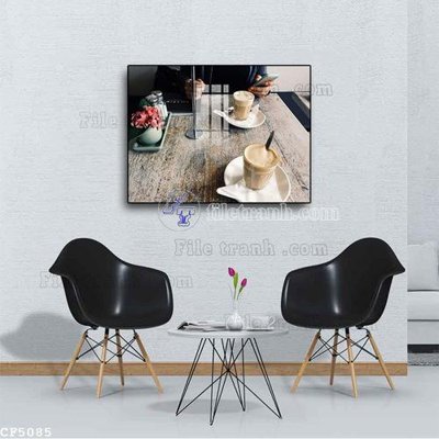 Tải file File tranh treo quán cà phê CF5085 (ảnh gốc) in gạch 3D