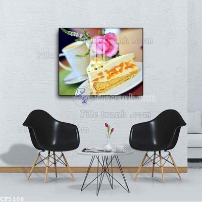 File PSD File tranh treo quán cà phê CF5106 (gốc) cho designer