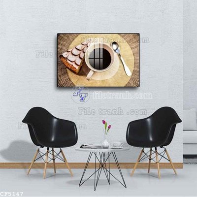 File tranh File tranh treo quán cà phê CF5147 (bản gốc) treo phòng ăn