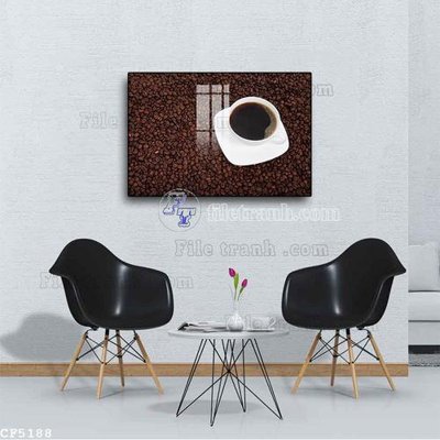 Mua file tranh gốc File tranh treo quán cà phê CF5188 tại Filetranh.com
