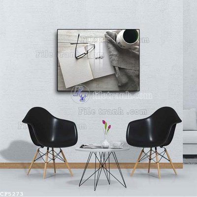 File in ấn cao cấp File tranh treo quán cà phê CF5273 (file gốc)