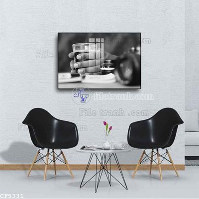 File gốc File tranh treo quán cà phê CF5331 (ảnh chi tiết) để in trần