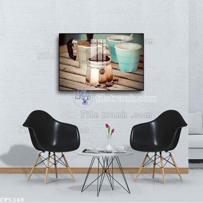 Download file File tranh treo quán cà phê CF5348 (gốc) in mica bàn thờ