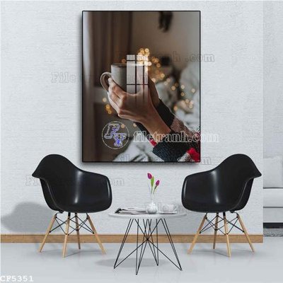 File gốc File tranh treo quán cà phê CF5351 (PSD/TIFF) độ phân giải cao