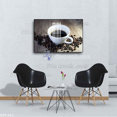 File tranh File tranh treo quán cà phê CF5383 (ảnh gốc) không bị mờ