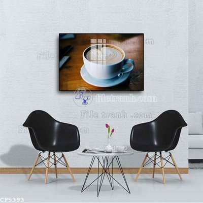 Download file File tranh treo quán cà phê CF5393 (gốc) in mica bàn thờ