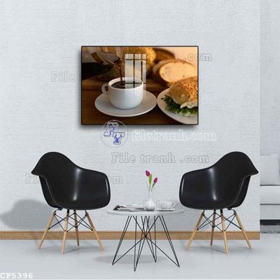 File in trần File tranh treo quán cà phê CF5396 (file gốc) chủ đề vũ trụ