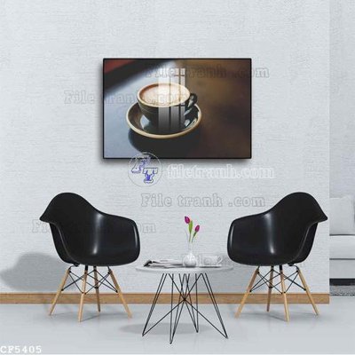 Mua file gốc File tranh treo quán cà phê CF5405 (PSD) tại Filetranh.com