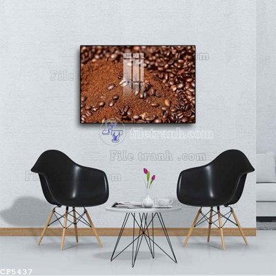 File tranh File tranh treo quán cà phê CF5437 (gốc) chủ đề tĩnh vật