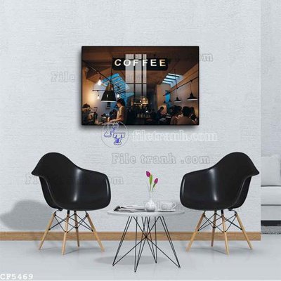 Tải file gốc File tranh treo quán cà phê CF5469 (bản PSD) còn layer