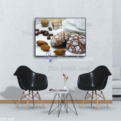 Tải file gốc in lụa File tranh treo quán cà phê CF5486 siêu nét