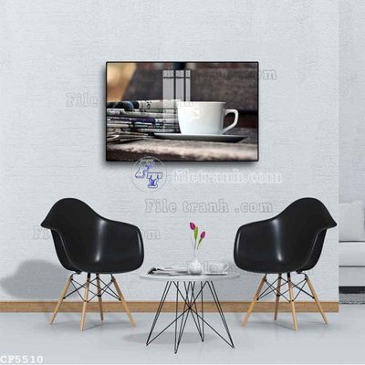 Tệp tin gốc File tranh treo quán cà phê CF5510 (dùng cho in) File tranh treo quán cà phê CF5510