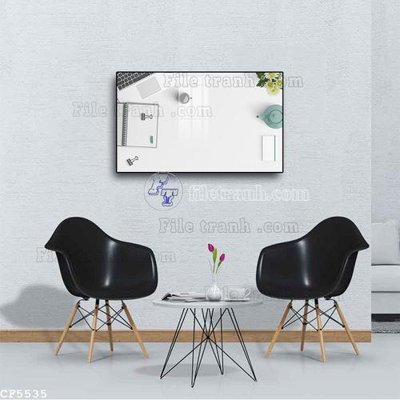 File tranh File tranh treo quán cà phê CF5535 (gốc) phong cách tối giản