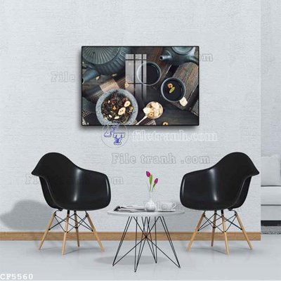 File PSD File tranh treo quán cà phê CF5560 (bản gốc) độ phân giải cao