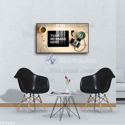 Tải file File tranh treo quán cà phê CF5590 (gốc) để in ấn ngay