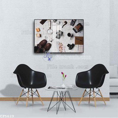 File gốc File tranh treo quán cà phê CF5629 (ảnh chi tiết) để in ấn