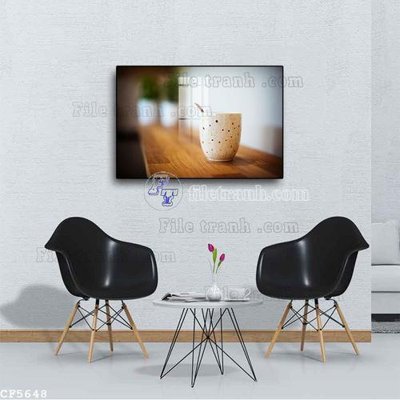File in mica File tranh treo quán cà phê CF5648 (ảnh gốc) đẹp