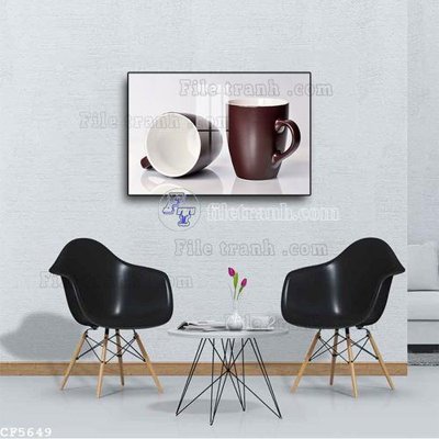 Tải file gốc File tranh treo quán cà phê CF5649 dùng cho in ấn