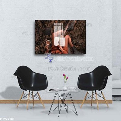 Tải về file tranh gốc File tranh treo quán cà phê CF5708 (để in quảng cáo)