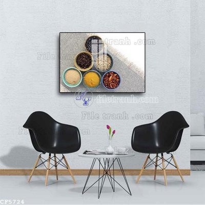 File in ấn File tranh treo quán cà phê CF5724 (bản gốc) chất lượng cao