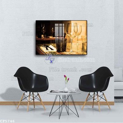 File tranh quảng cáo File tranh treo quán cà phê CF5746 (download file gốc)