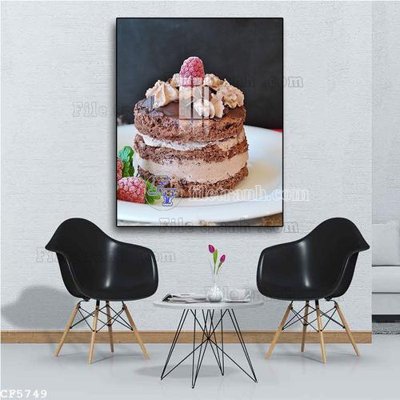 File gốc File tranh treo quán cà phê CF5749 (thiết kế) cho in ấn