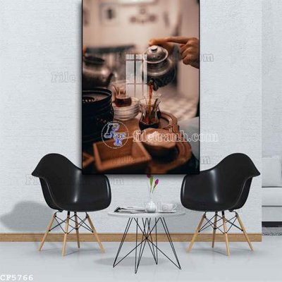 Tải file File tranh treo quán cà phê CF5766 (PSD) cho in ấn quảng cáo