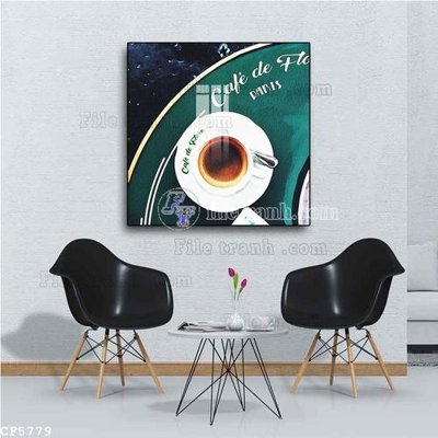 File in trần File tranh treo quán cà phê CF5779 (file gốc) chủ đề vũ trụ