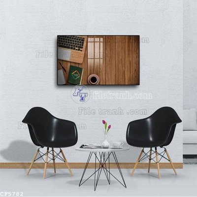 File gốc File tranh treo quán cà phê CF5782 (trang trí) phòng ngủ
