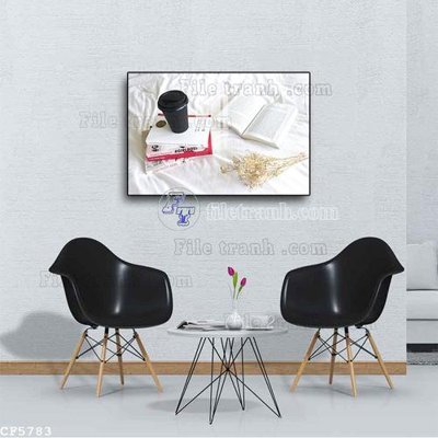 File in trần File tranh treo quán cà phê CF5783 (bản gốc) 5D