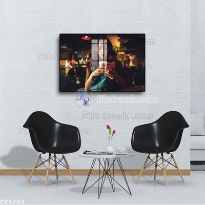 Tệp tin gốc File tranh treo quán cà phê CF5793 (chất lượng) File tranh treo quán cà phê CF5793