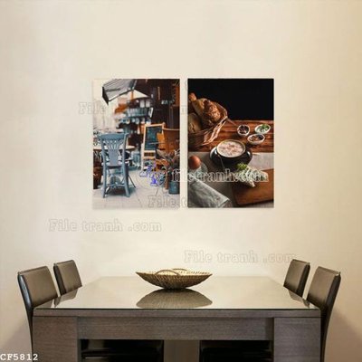 File gốc File tranh treo quán cà phê CF5812 (PNG) trong suốt (transparent)