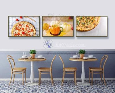 File gốc File tranh treo quán cà phê CF5848 (cho in 3D) độc đáo