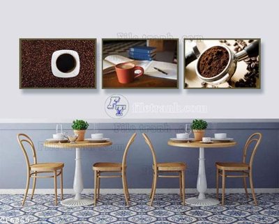 File PSD File tranh treo quán cà phê CF5865 (bản gốc) đã tách nền