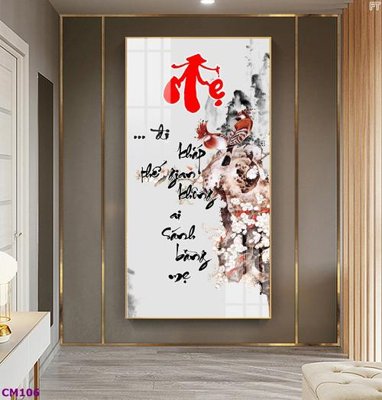 Tệp tin gốc File tranh thư pháp cha mẹ CM106 (dùng cho in) File tranh thư pháp cha mẹ CM106