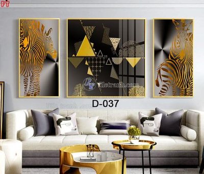 File ảnh File tranh bộ hiện đại D-037 (gốc) in poster
