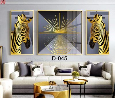 File in trần File tranh bộ hiện đại D-045 (bản gốc) 5D