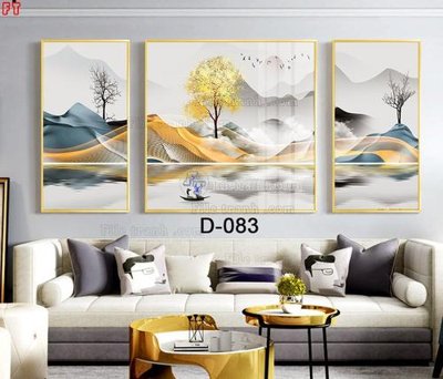 File in ấn File tranh bộ hiện đại D-083 (bản gốc) sắc nét